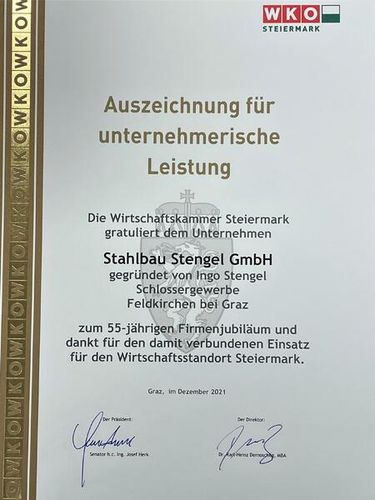 55-jähriges Bestandsjubiläum