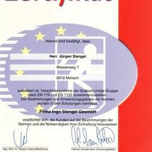 BKS Zertifikat